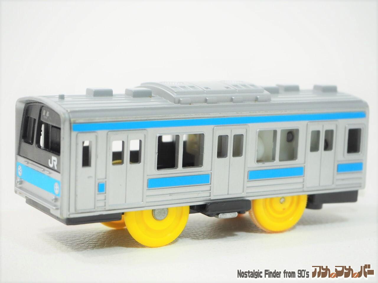 タカラトミー プラレール 205系 通勤電車 スカイブルー（単2電池動力