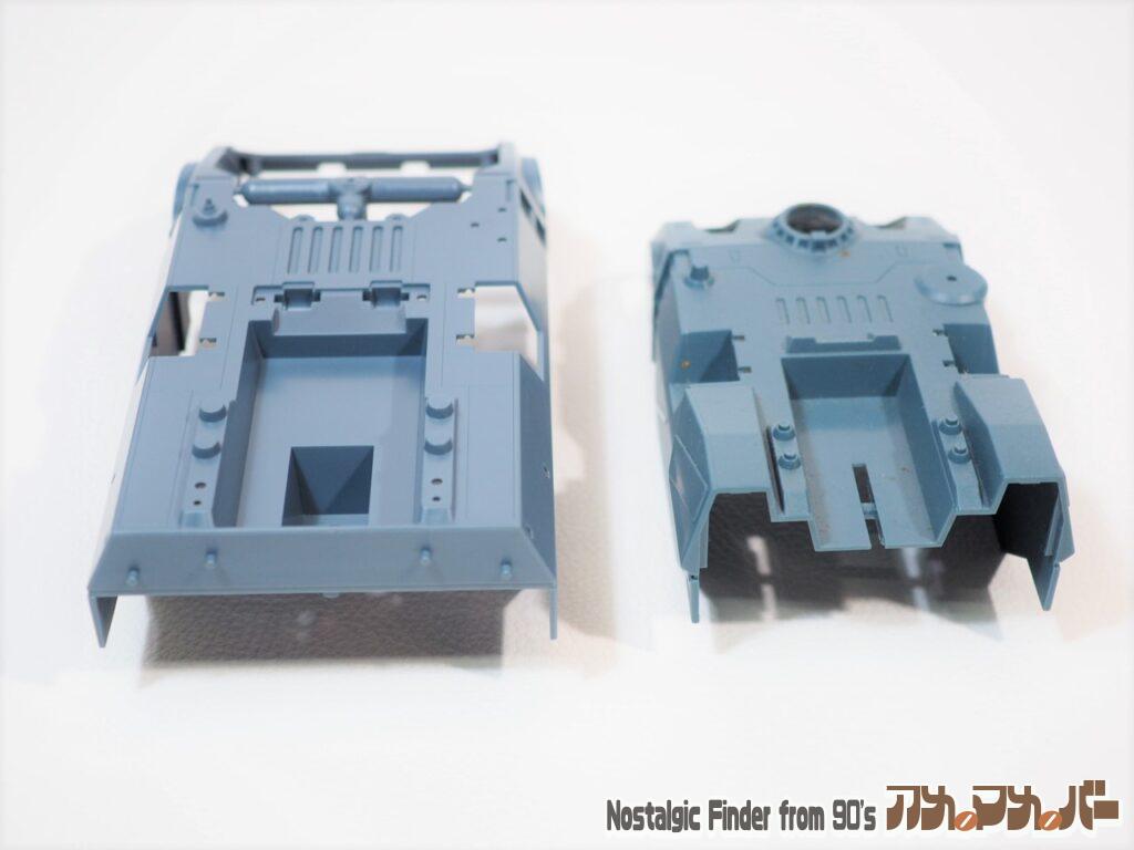 ハセガワ 1/35 ガレオン  ボディ比較02