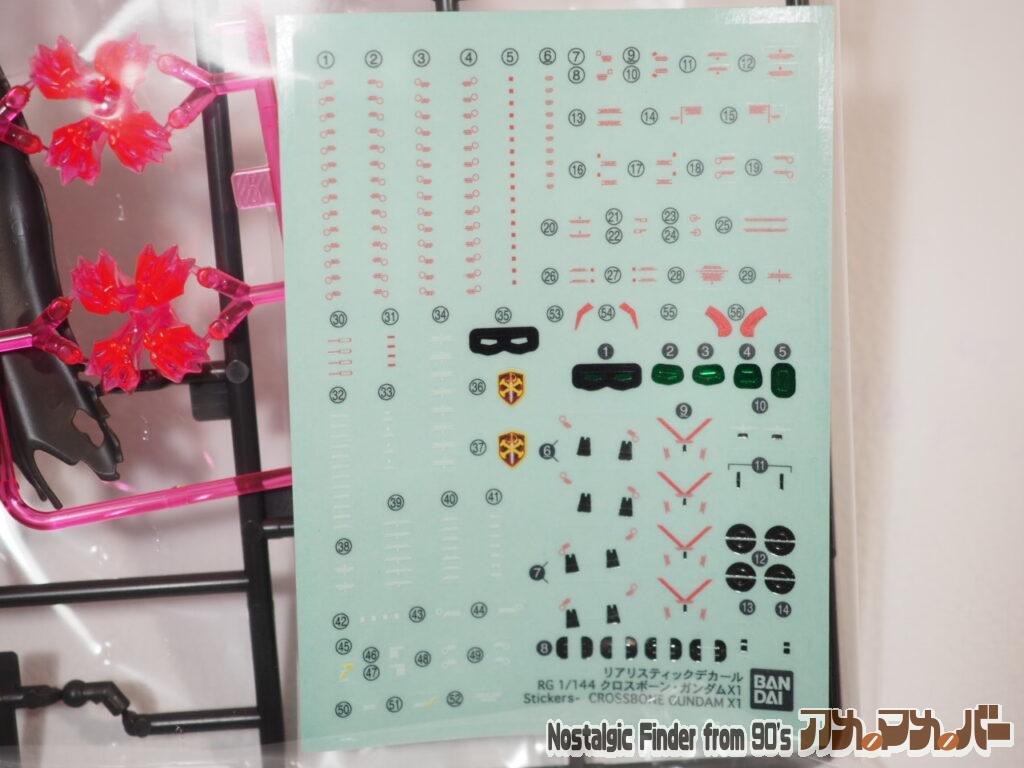 RG クロスボーン・ガンダムX1 リアリスティックデカール