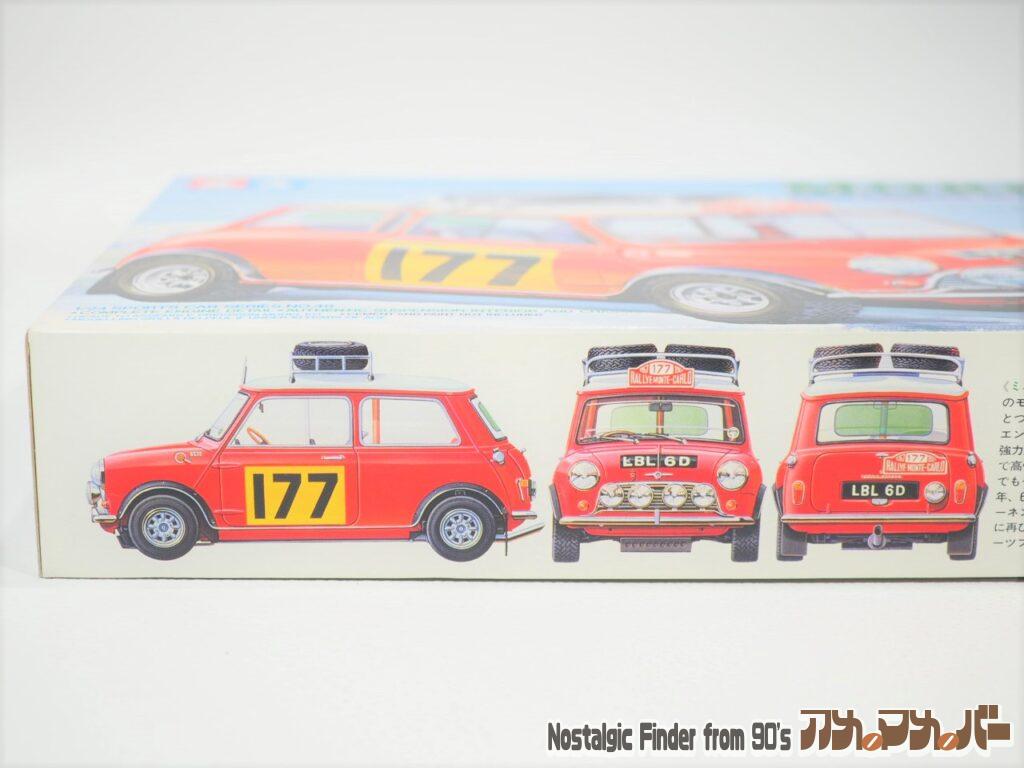 1/24 モーリス・ミニクーパー 箱 側面01