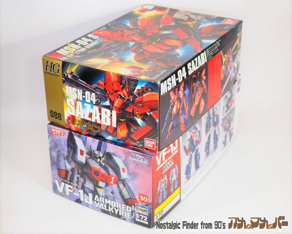 ハセガワ 1/72 アーマードバルキリー 箱 比較01