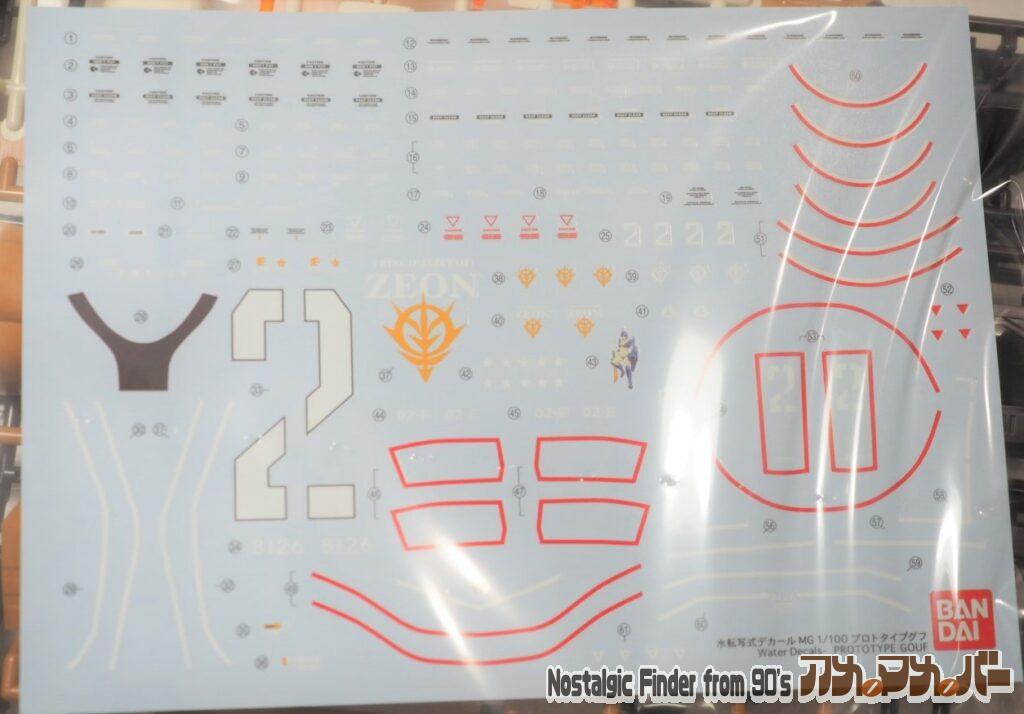 YMS-07 プロトタイプグフ デカール