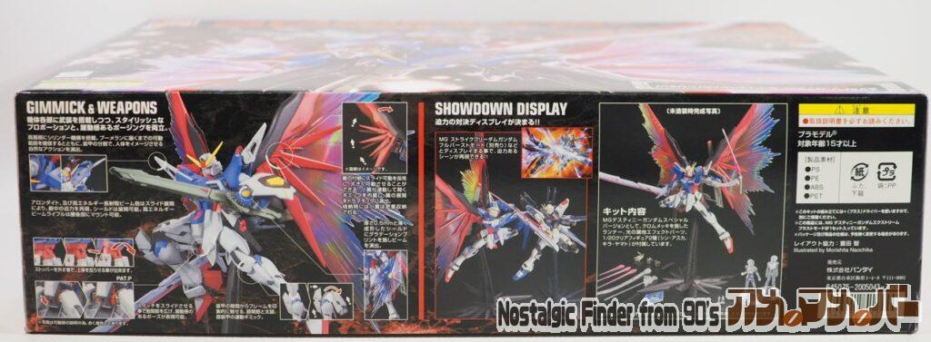 MG 1/100 デスティニーガンダム 箱 側面02