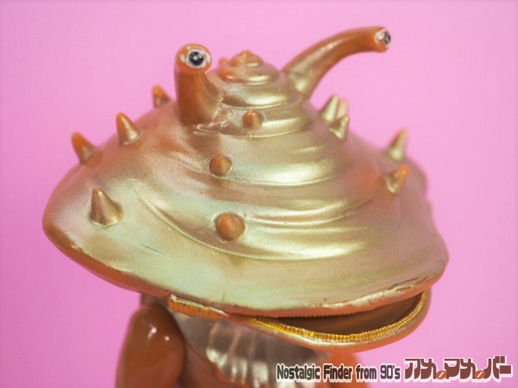 1983 ソフビ カネゴン 頭部アップ