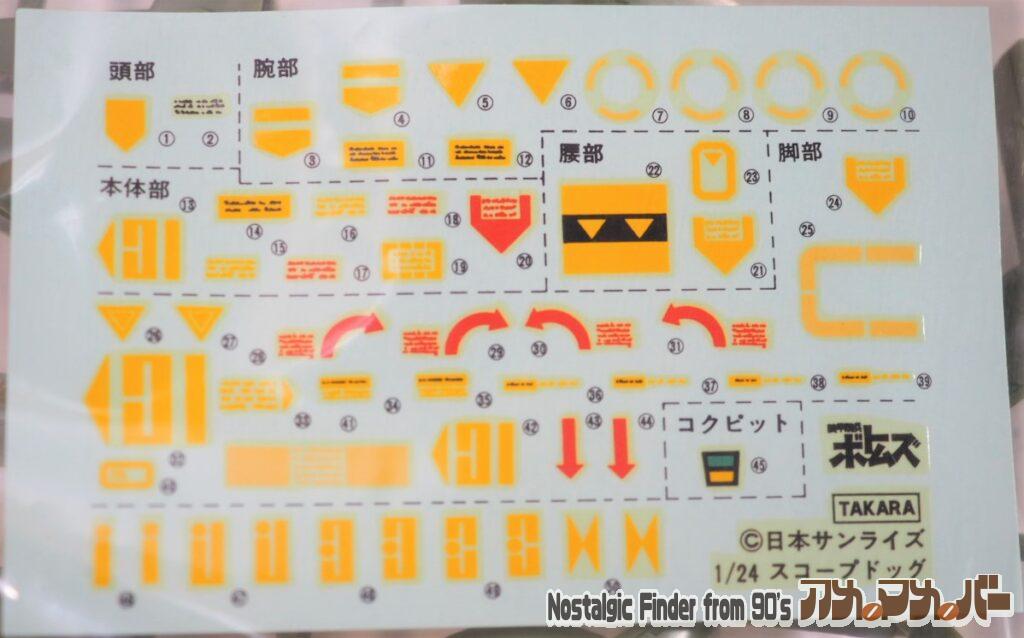 1/24 スコープドッグ デカール