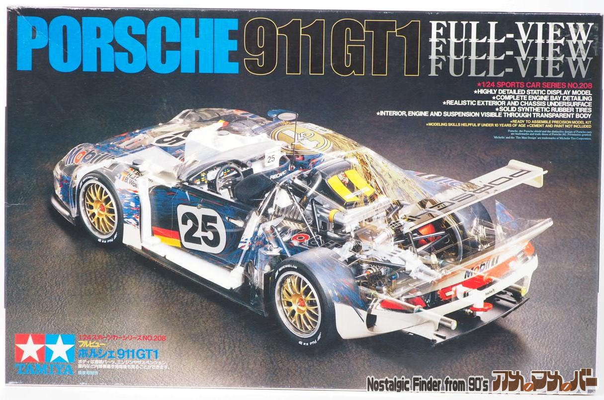 タミヤ 1/24 ポルシェ 911GT1 フルビュー スポーツカーシリーズ No.208