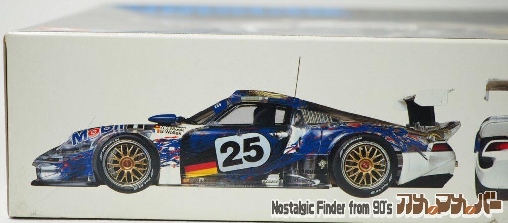 1/24 ポルシェ 911GT1 フルビュー 箱 側面01