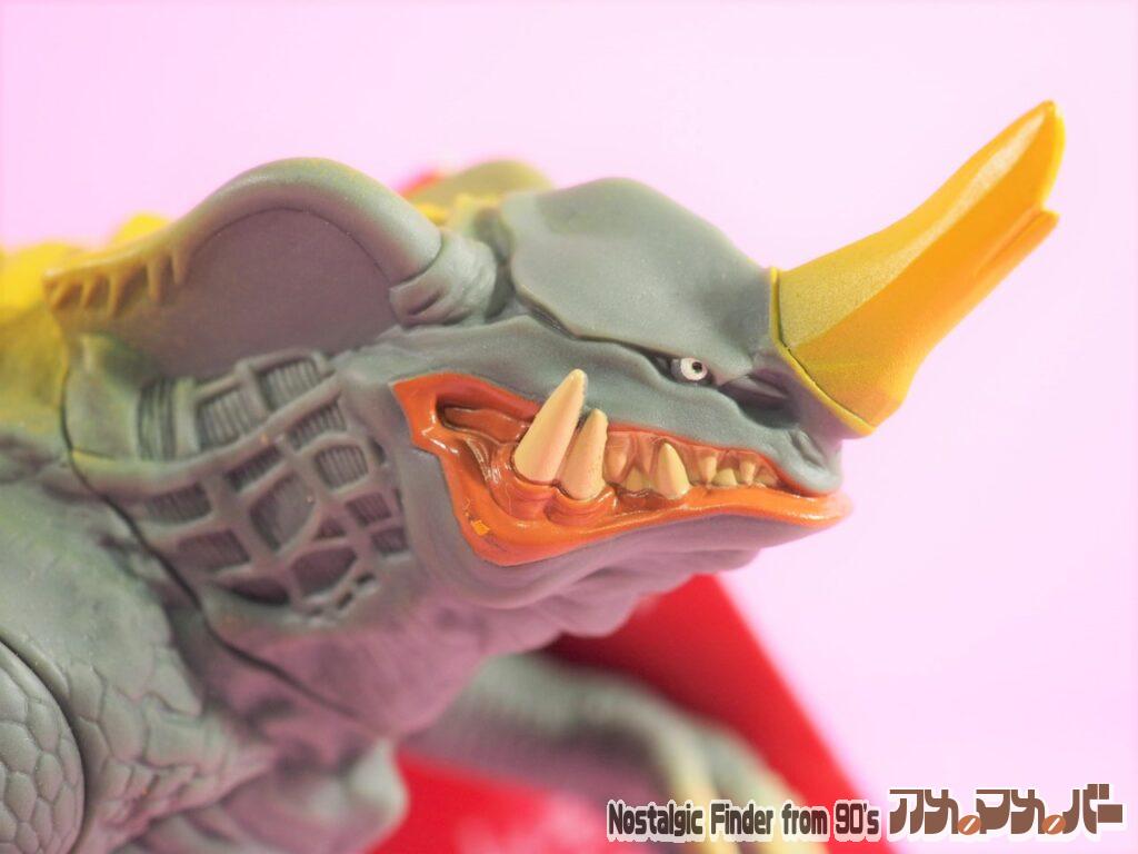 バンダイ 2021 ネロンガ 頭部アップ