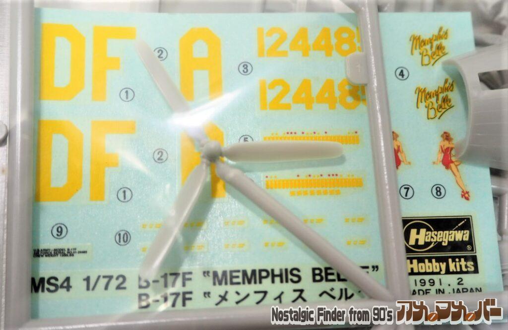 1/72 B-17F 'メンフィス ベル' デカール03