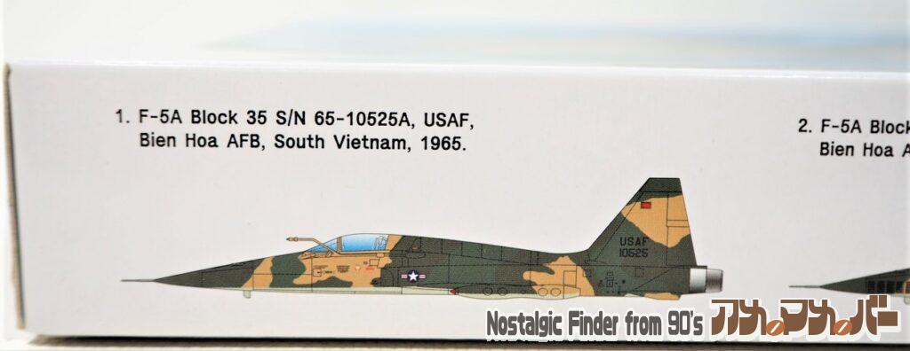 1/72 F-5A スコシ タイガー 箱 側面01