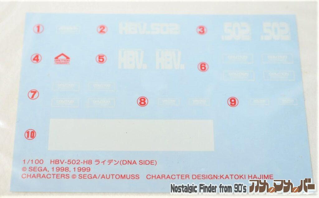 1/100 ライデン(DNA SIDE) デカール