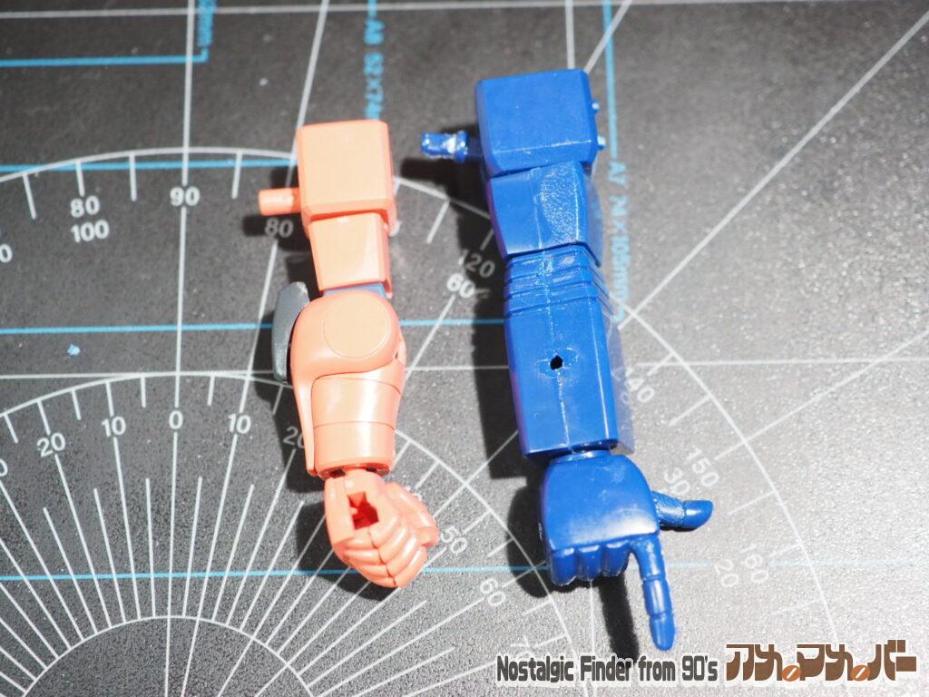 1/72 ソルティック コーチマspl 腕 移植01