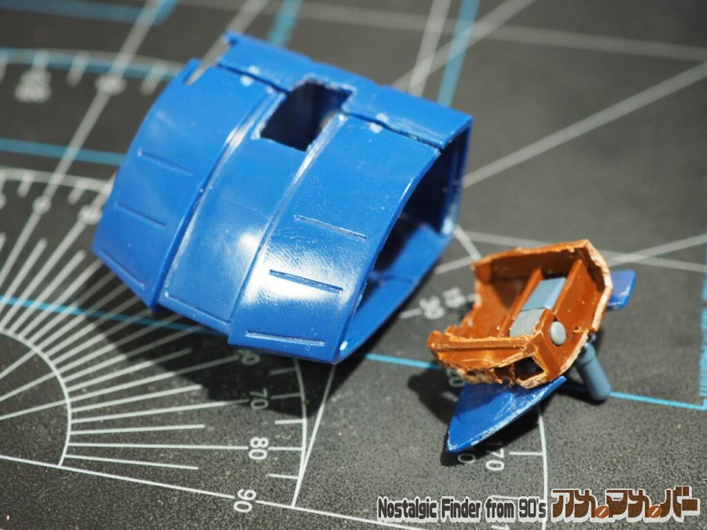 1/72 ソルティック コーチマspl 上半身加工03