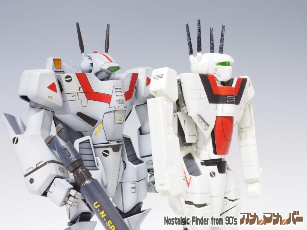 比較 バンダイ 1/72 バルキリー02