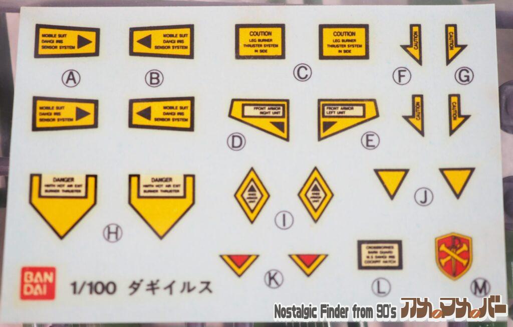 1/100 ダギイルス デカール