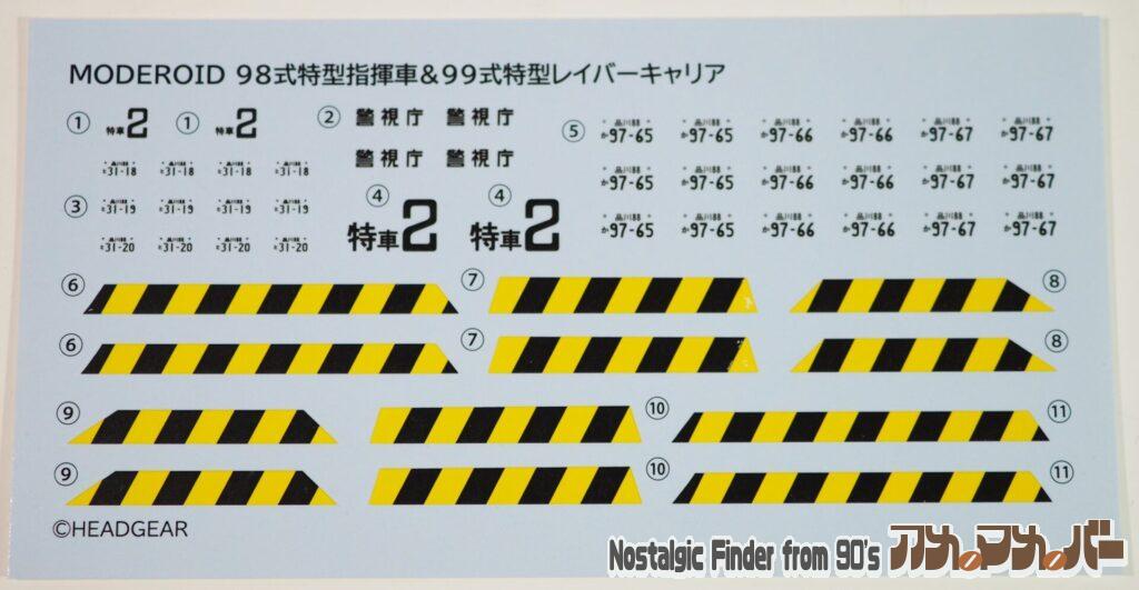 1/60 レイバーキャリア デカール