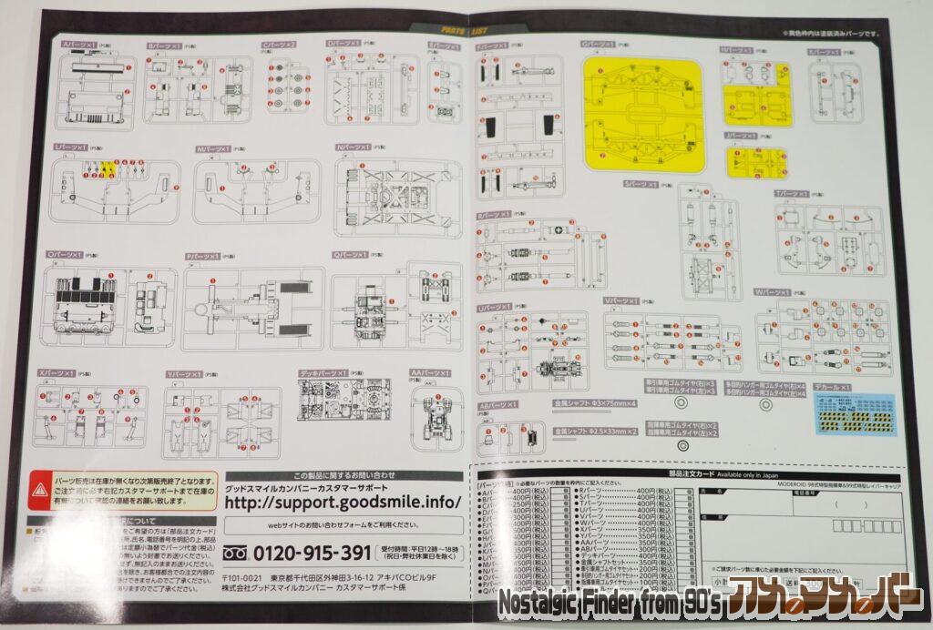 1/60 レイバーキャリア 部品図