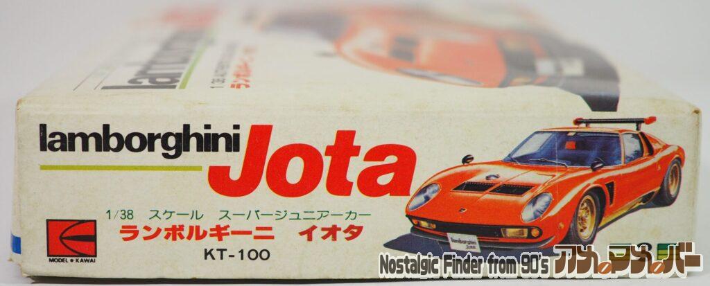 KAWAI 1/38 ランボルギーニ イオタ 箱 正面