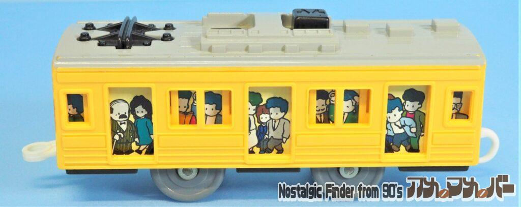 プラレール 201系 通勤電車 カナリア 中間車ドア開閉(右)