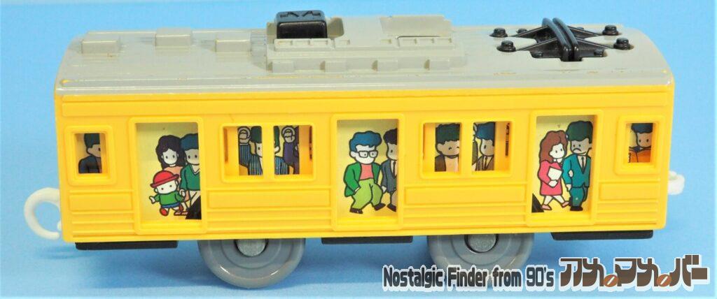 プラレール 201系 通勤電車 カナリア 中間車ドア開閉(左)