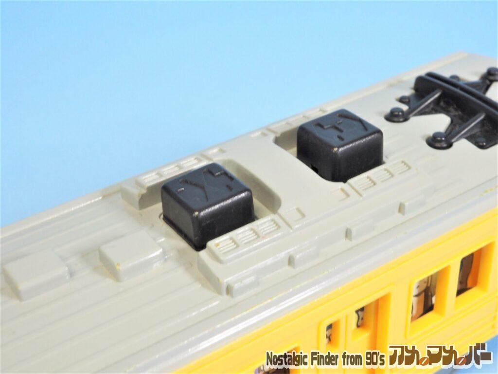 プラレール 201系 通勤電車 カナリア 中間車 ドア開閉ボタン