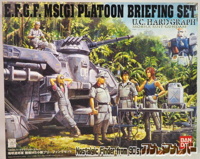 バンダイ U.C.HG 1/35 地球連邦軍陸戦 MS小隊 ブリーフィングセット
