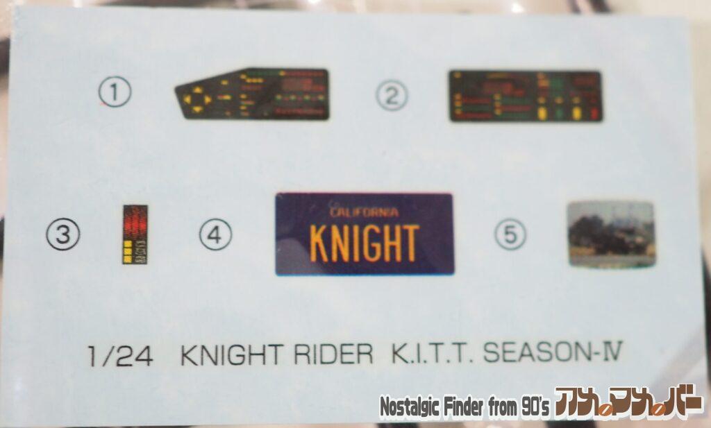 1/24 K.I.T.T. シーズンⅣ デカール