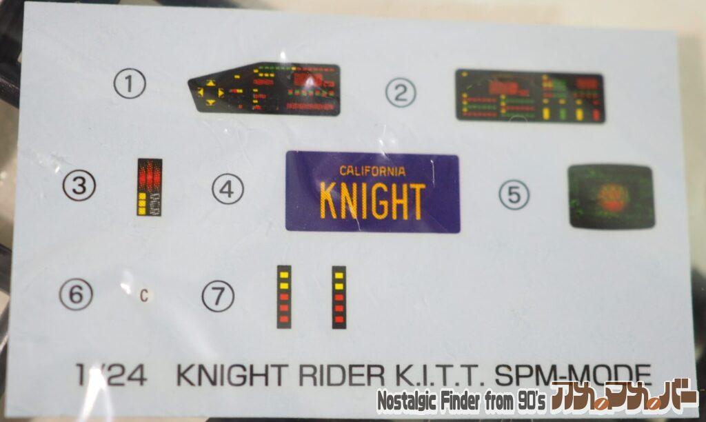 1/24 K.I.T.T. シーズンⅣ SPM デカール