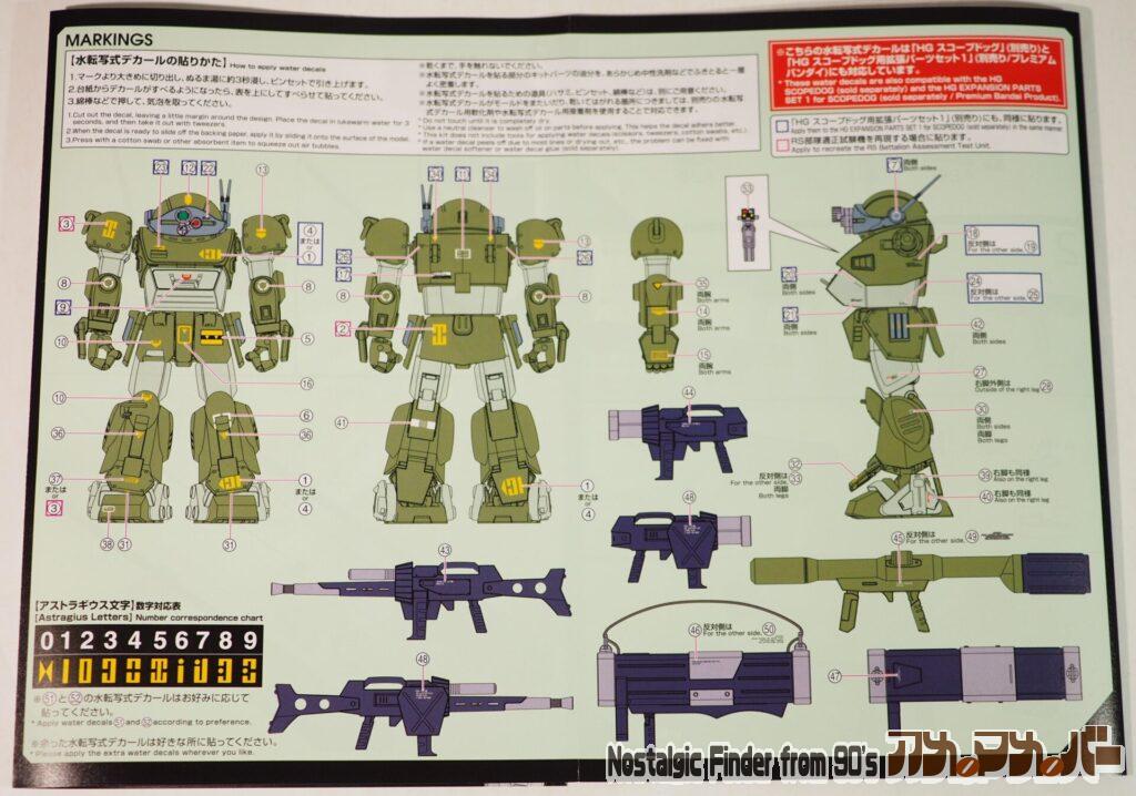 HG スコープドッグ用 拡張パーツセット2 説明書02