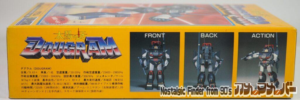 童友社 1/72 ダグラム 箱 側面01