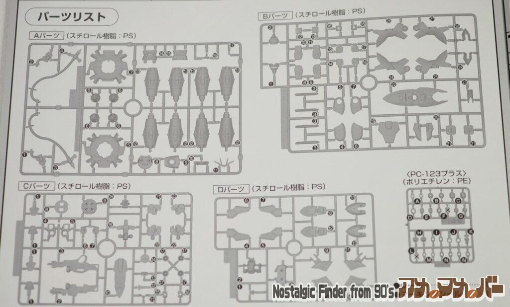 HG 1/144 ドレッドノートガンダム 部品図