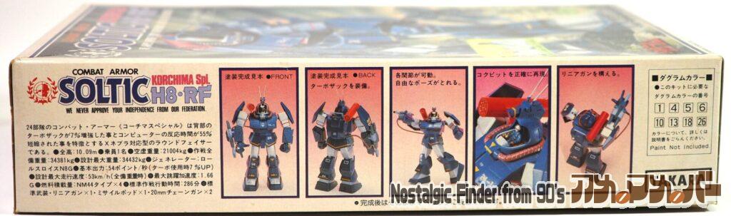 タカラ 1/72 ソルティック(24部隊)箱 側面02