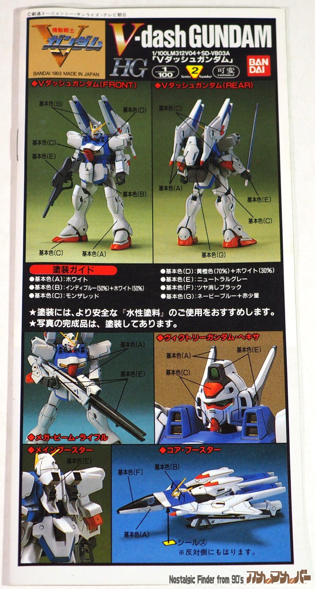 HG 1/100 Vダッシュガンダム 説明書01