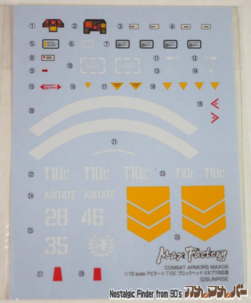 1/72 ブロックヘッド Xネブラ対応型 デカール