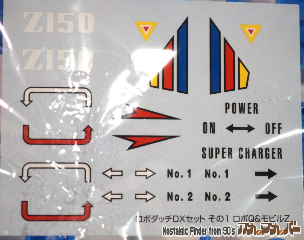 アオシマ ロボQ & モビルZ デカール