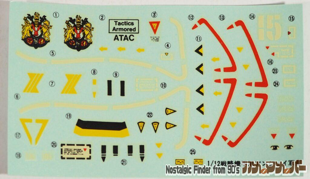 1/12 アンジェイ軍曹 デカール