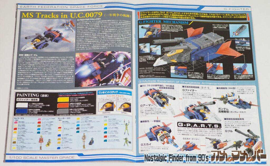 MG 1/100 Gファイター 説明書03