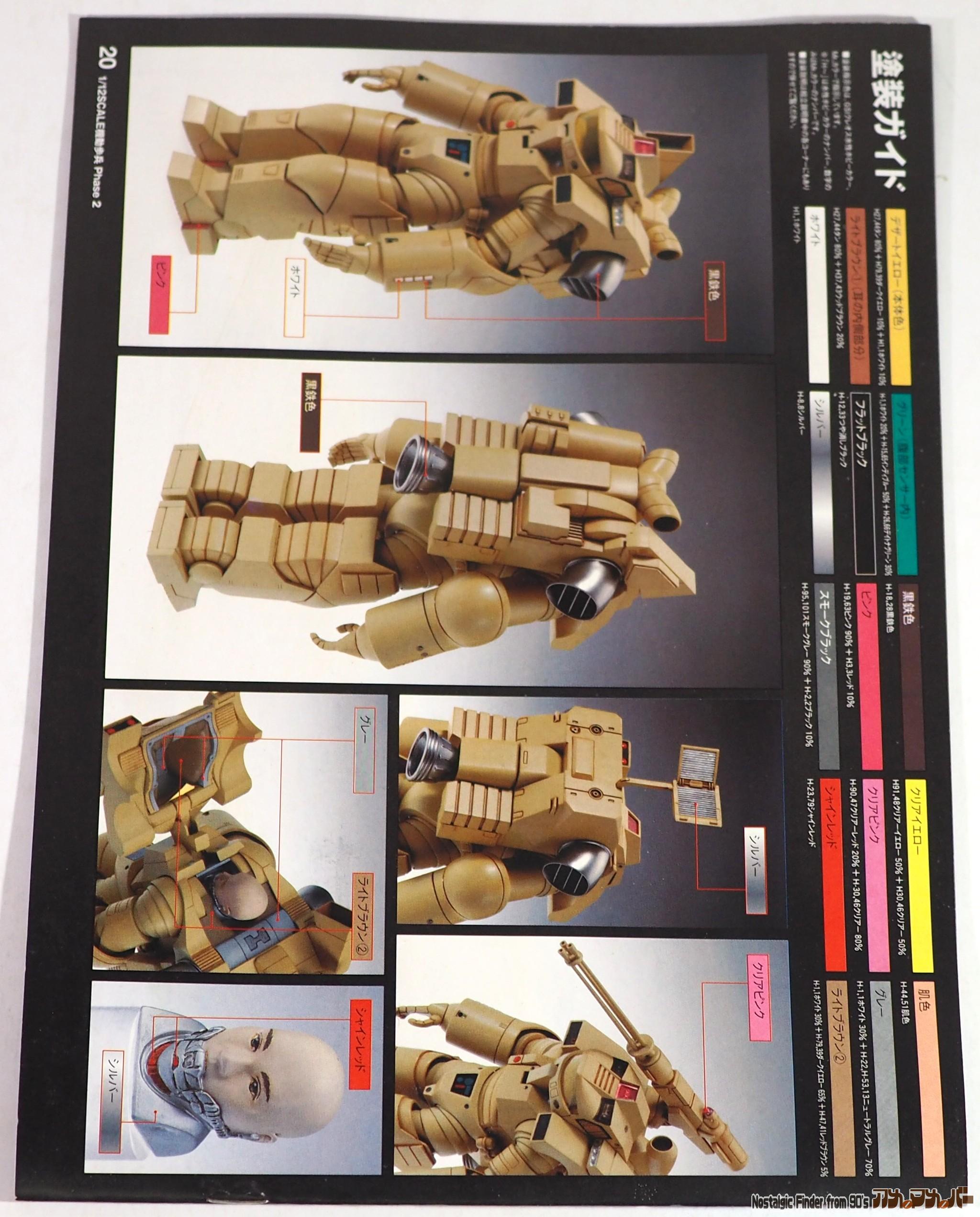 1/12 機動歩兵Phase2 説明書02