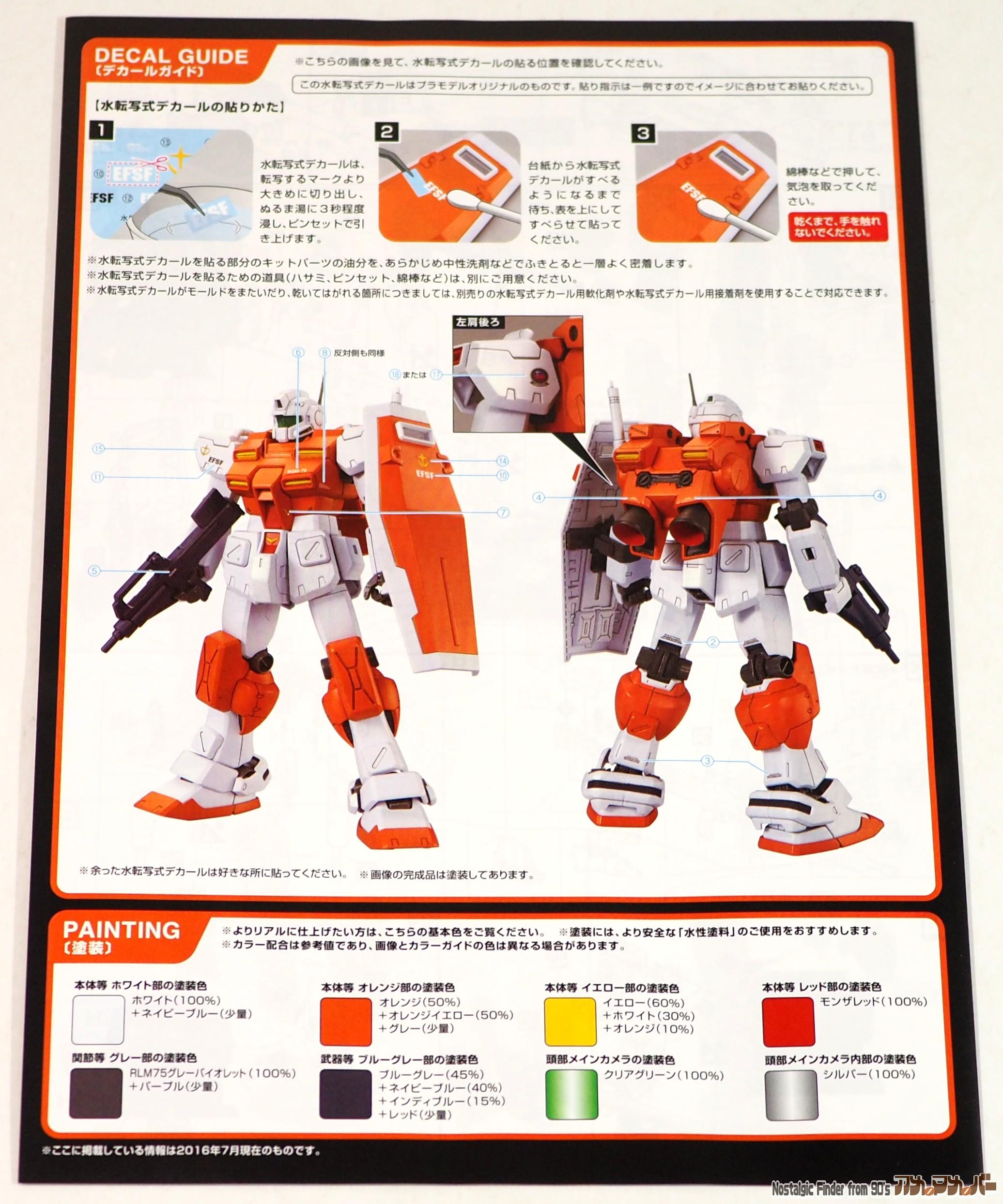 MG 1/100 パワード・ジム 説明書02