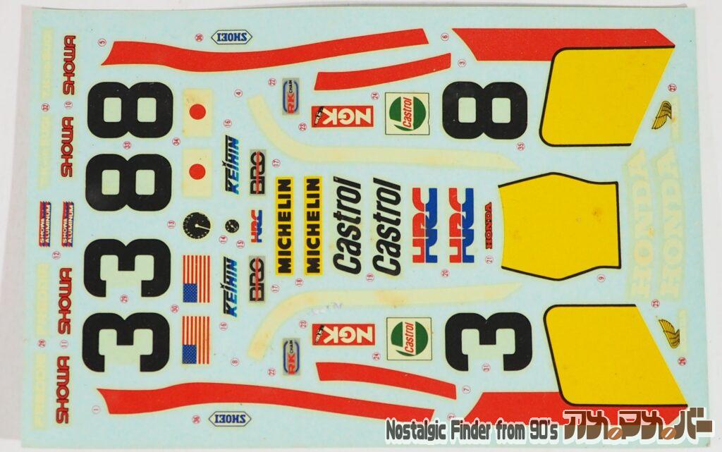 1/12 ホンダ NS500 デカール