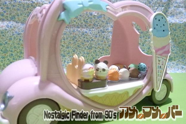 シルバニア　ハッピーアイスクリームワゴン　キッチンカー　移動販売車　ぱんだアイス