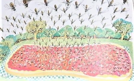 絵本 ジャイアント・ジャム・サンド 蜂サンド